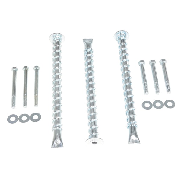 Removable Anchor Bolt, 0.3125" L, Steel